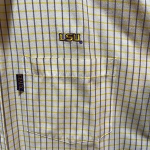 LSU Tigers Men’s XL Southern Collegiate Apparel long sleeve button down shirt.